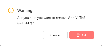 Delete user